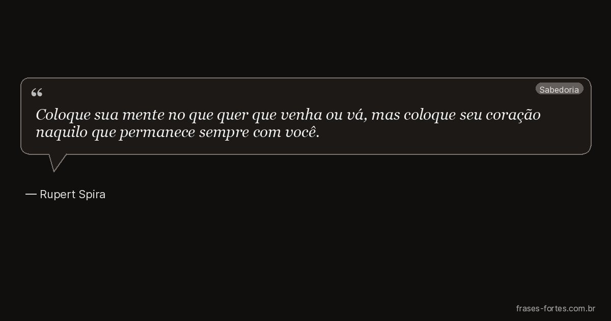 Frase de Rupert Spira