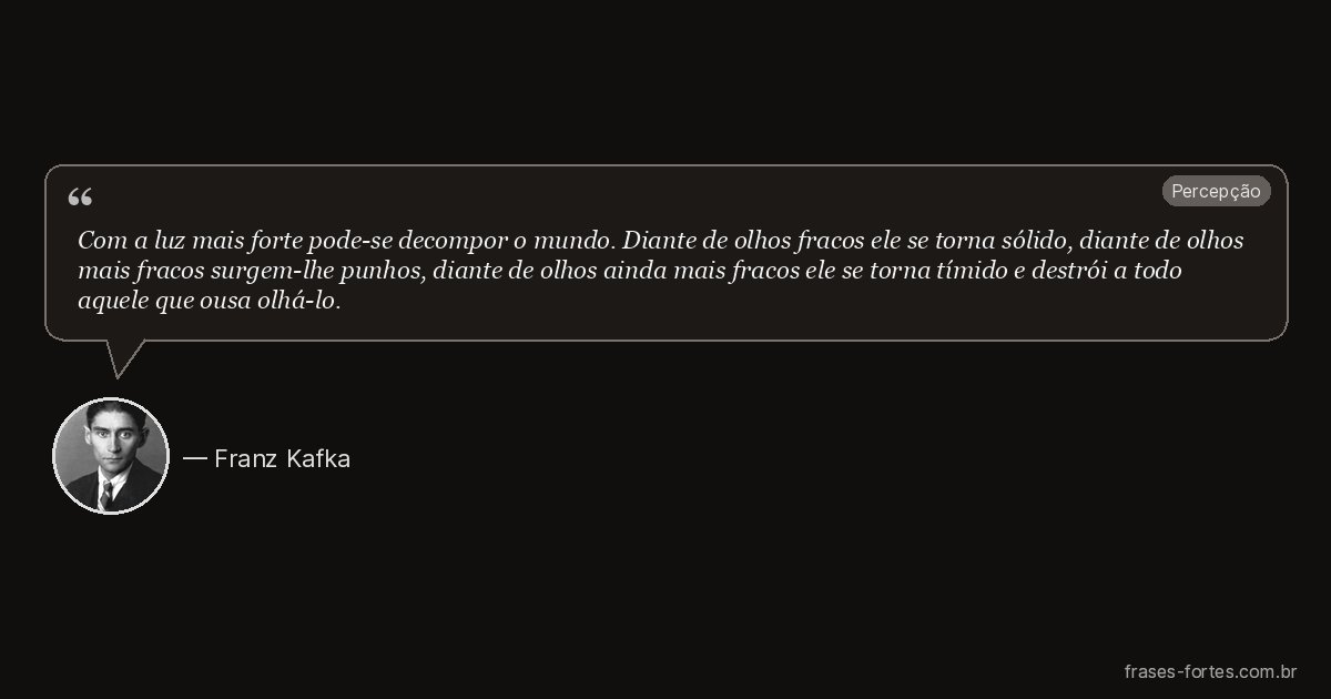 Frase de Franz Kafka