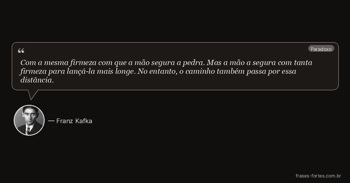 Frase de Franz Kafka