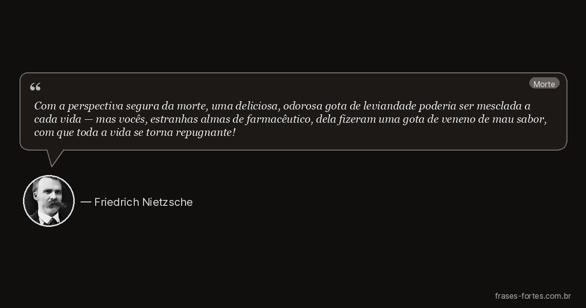 Frase de Friedrich Nietzsche