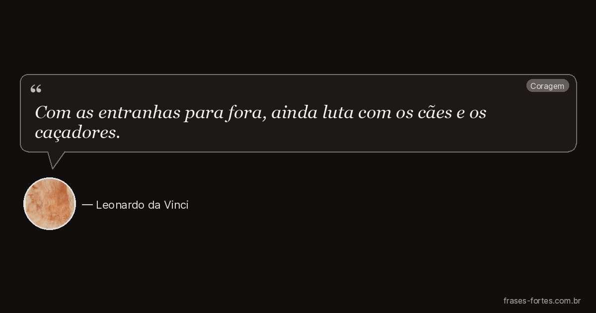 Frase de Leonardo da Vinci