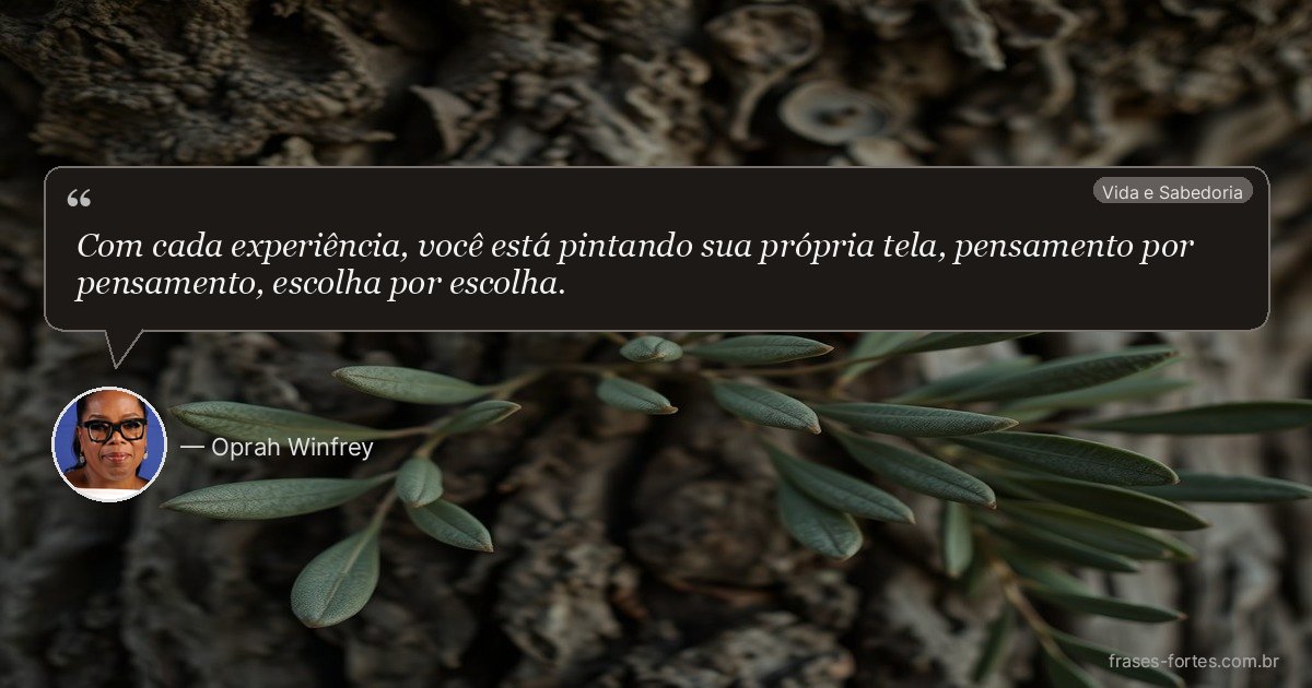 Frase de Oprah Winfrey
