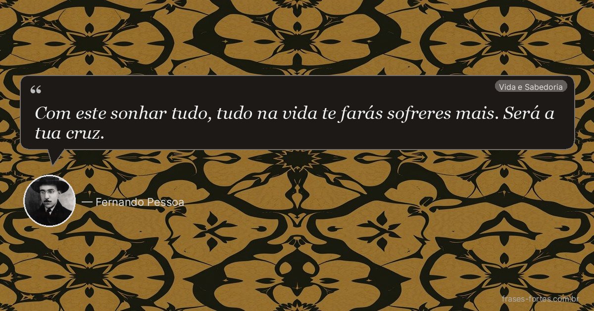 Frase de Fernando Pessoa