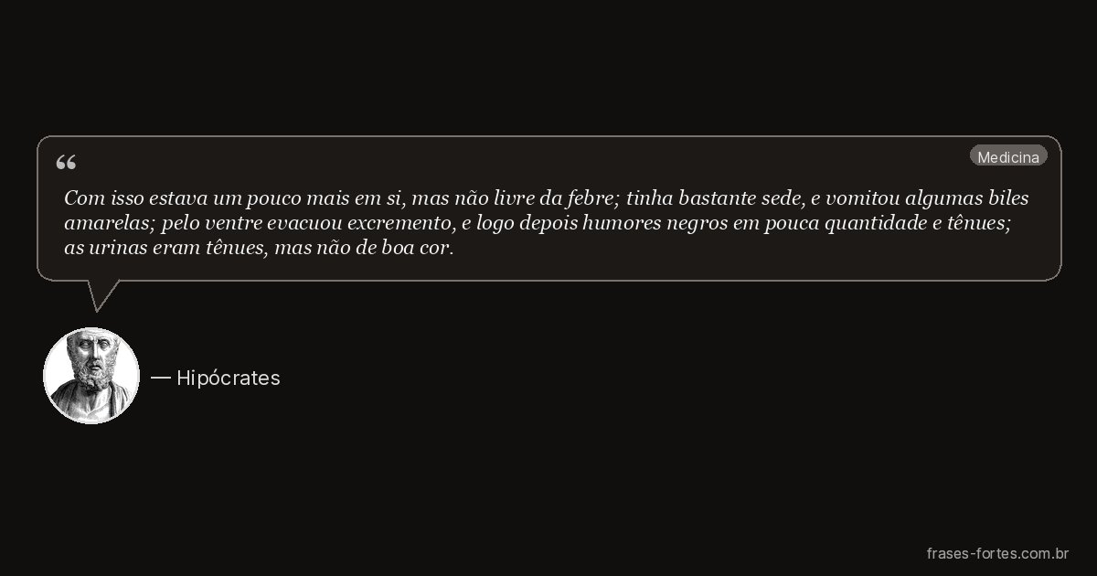 Frase de Hipócrates