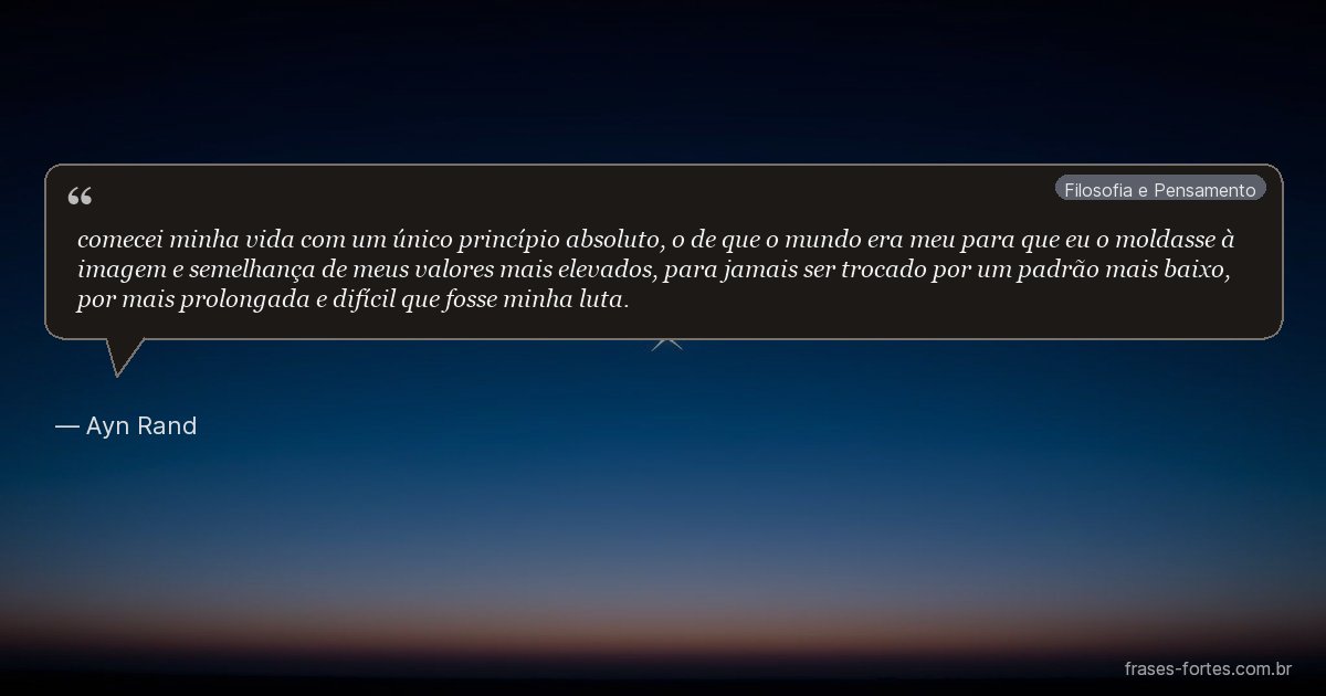 Frase de Ayn Rand