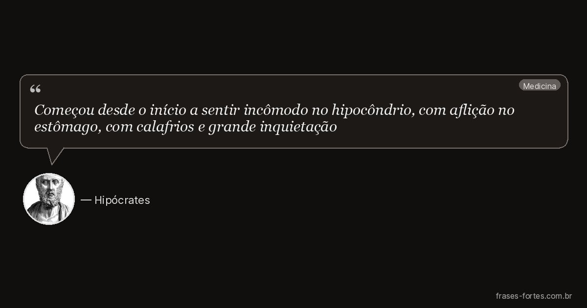 Frase de Hipócrates
