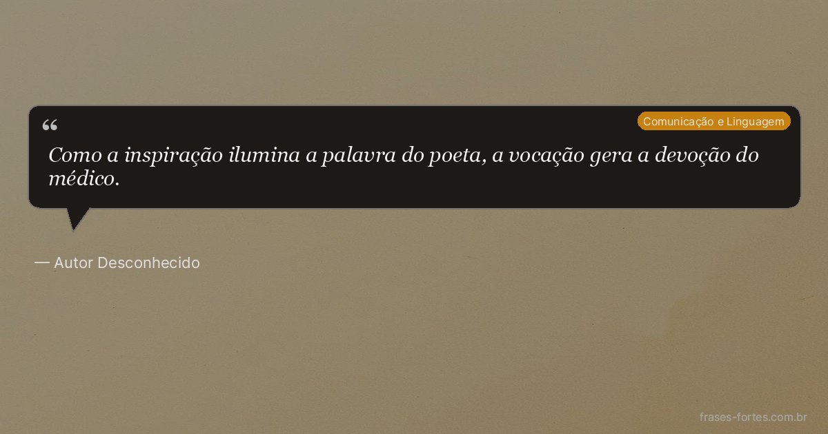 Frase de Autor Desconhecido