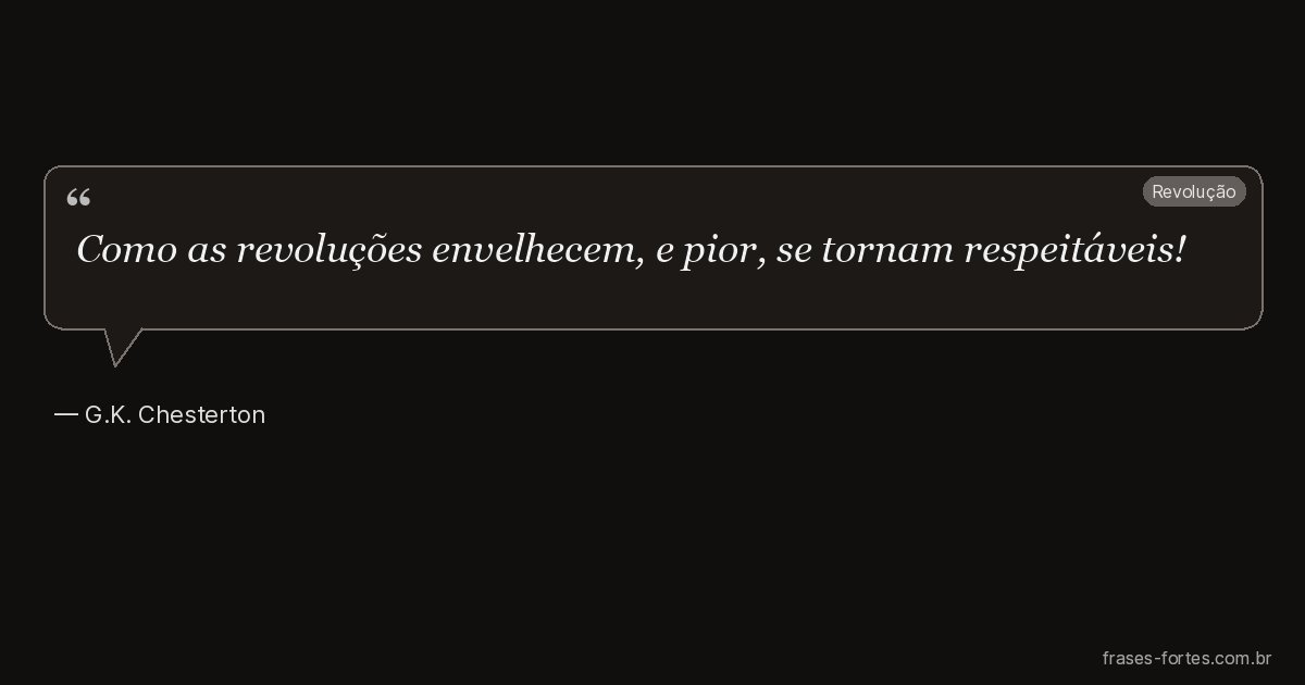 Frase de G.K. Chesterton