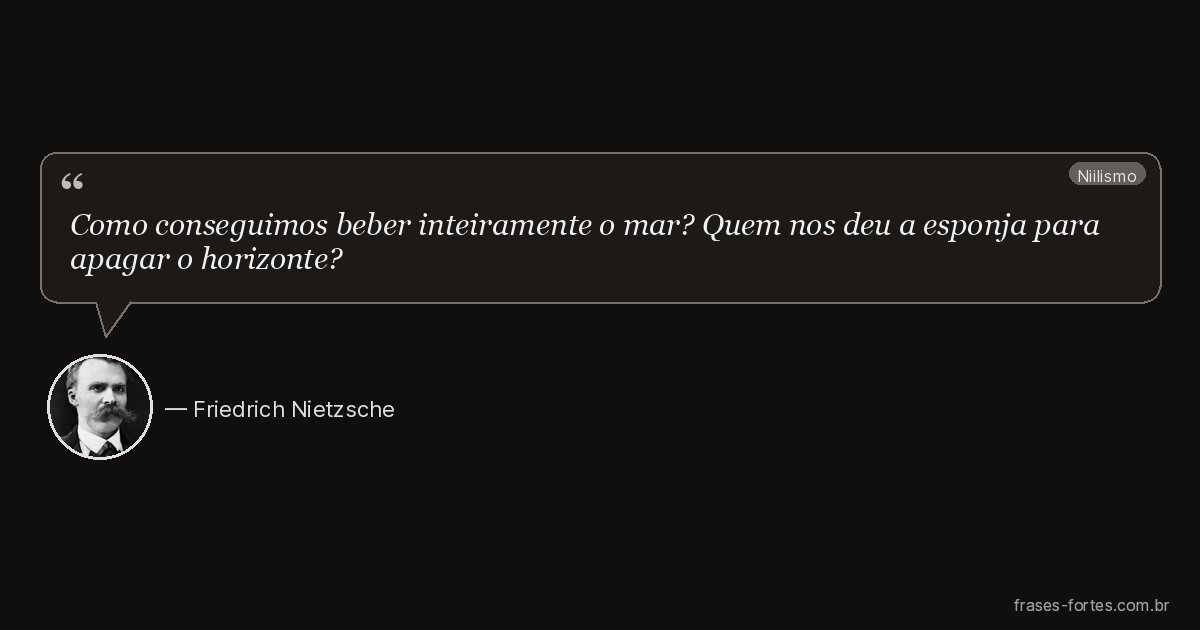 Frase de Friedrich Nietzsche