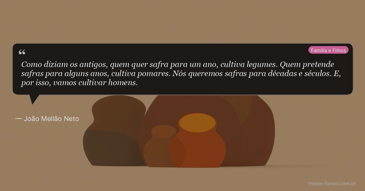 Frase de João Mellão Neto
