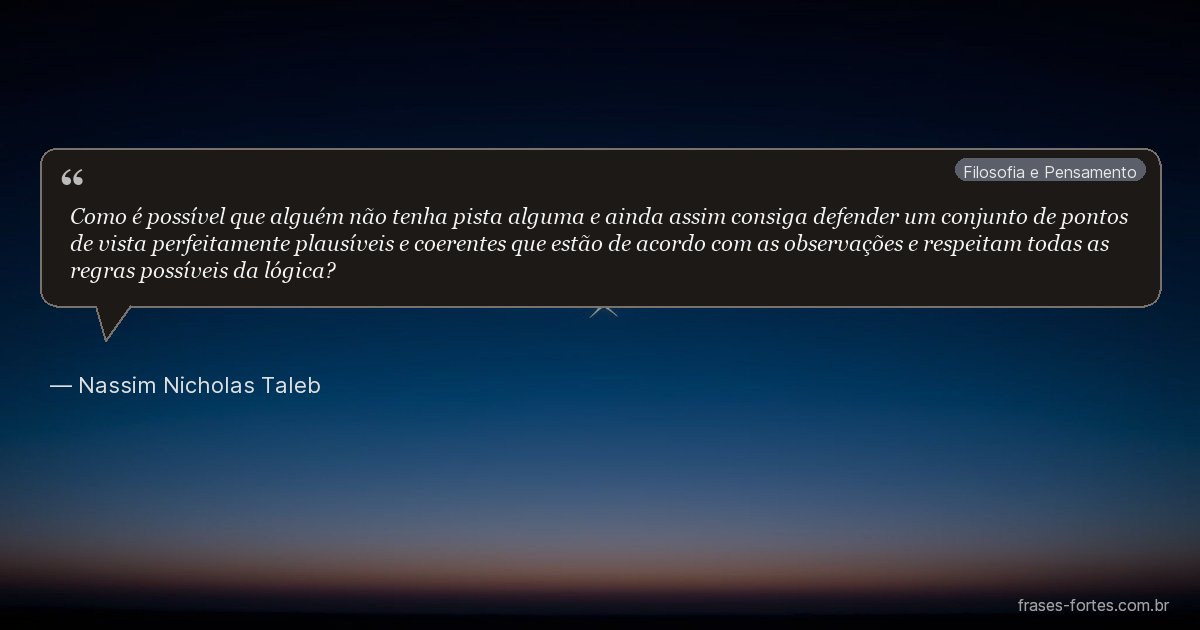 Frase de Nassim Nicholas Taleb