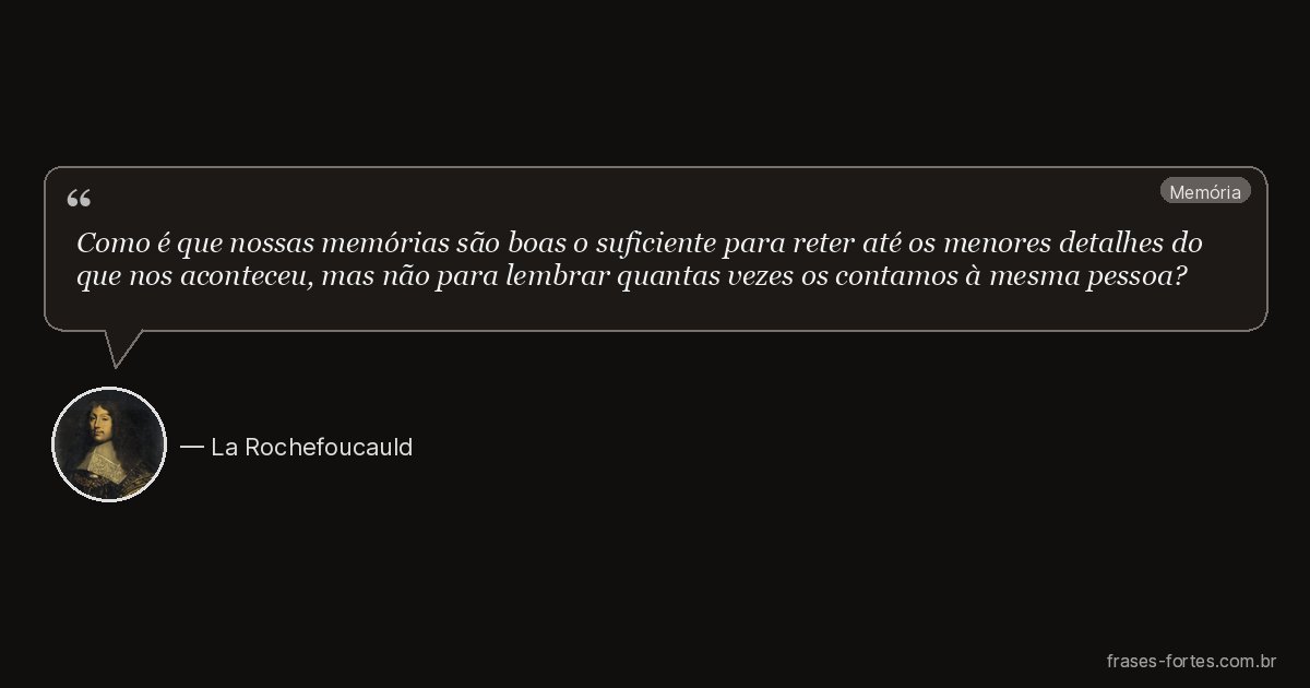 Frase de La Rochefoucauld