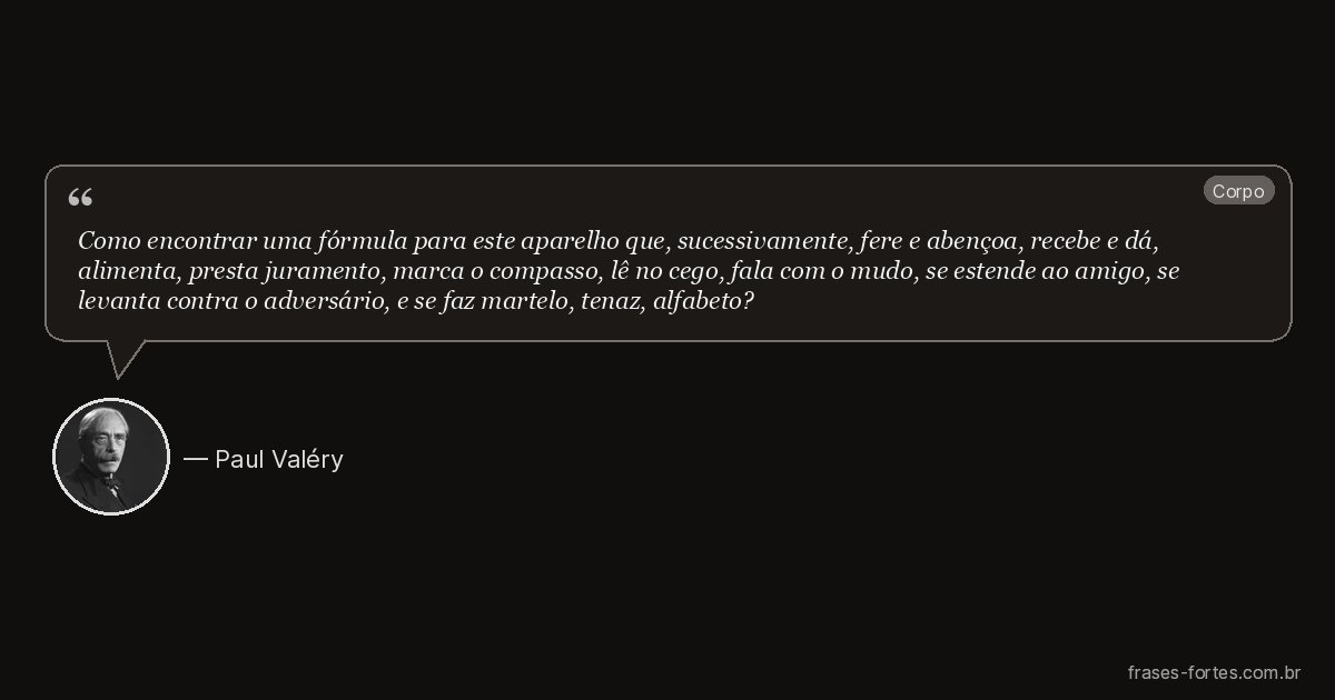 Frase de Paul Valéry