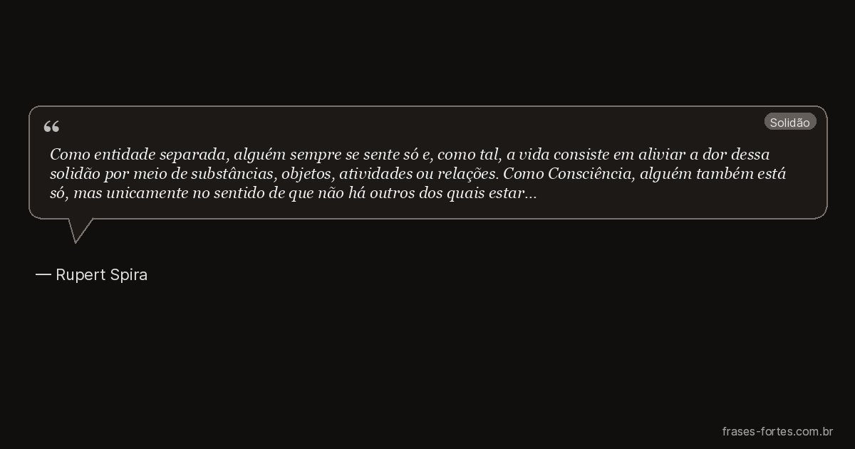 Frase de Rupert Spira