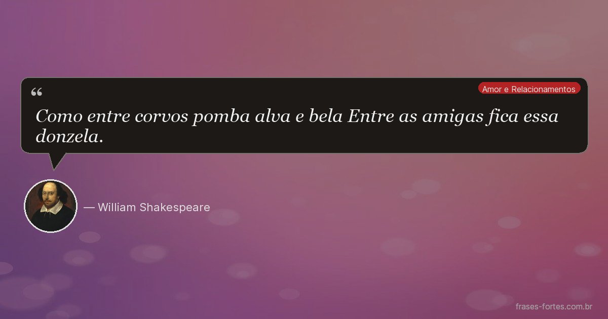 Frase de William Shakespeare