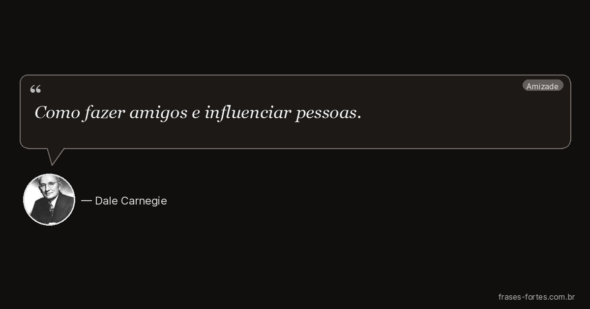 Frase de Dale Carnegie