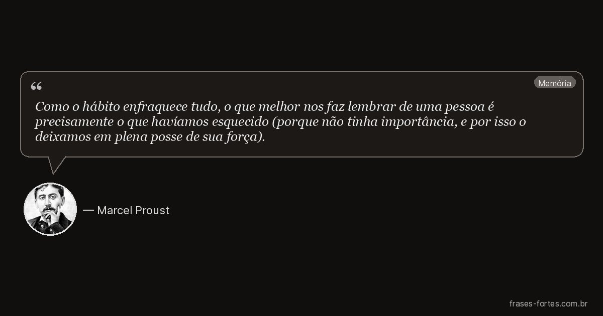 Frase de Marcel Proust