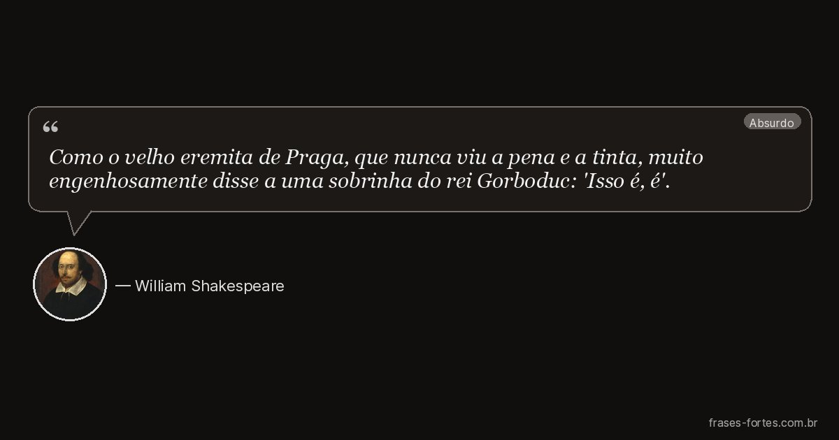 Frase de William Shakespeare