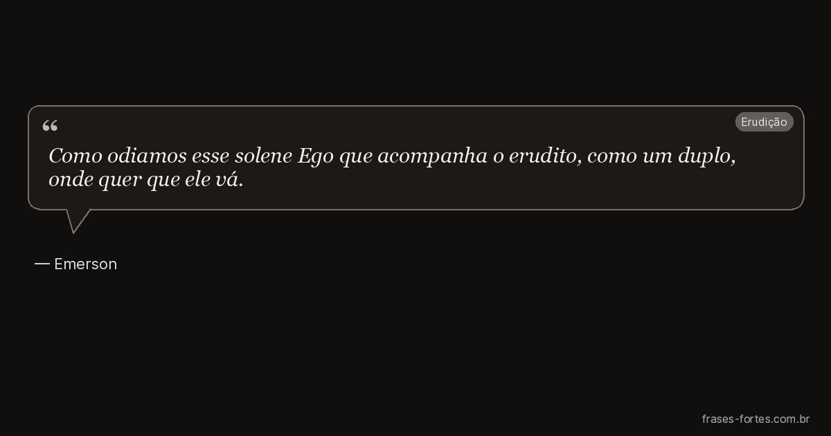 Frase de Emerson