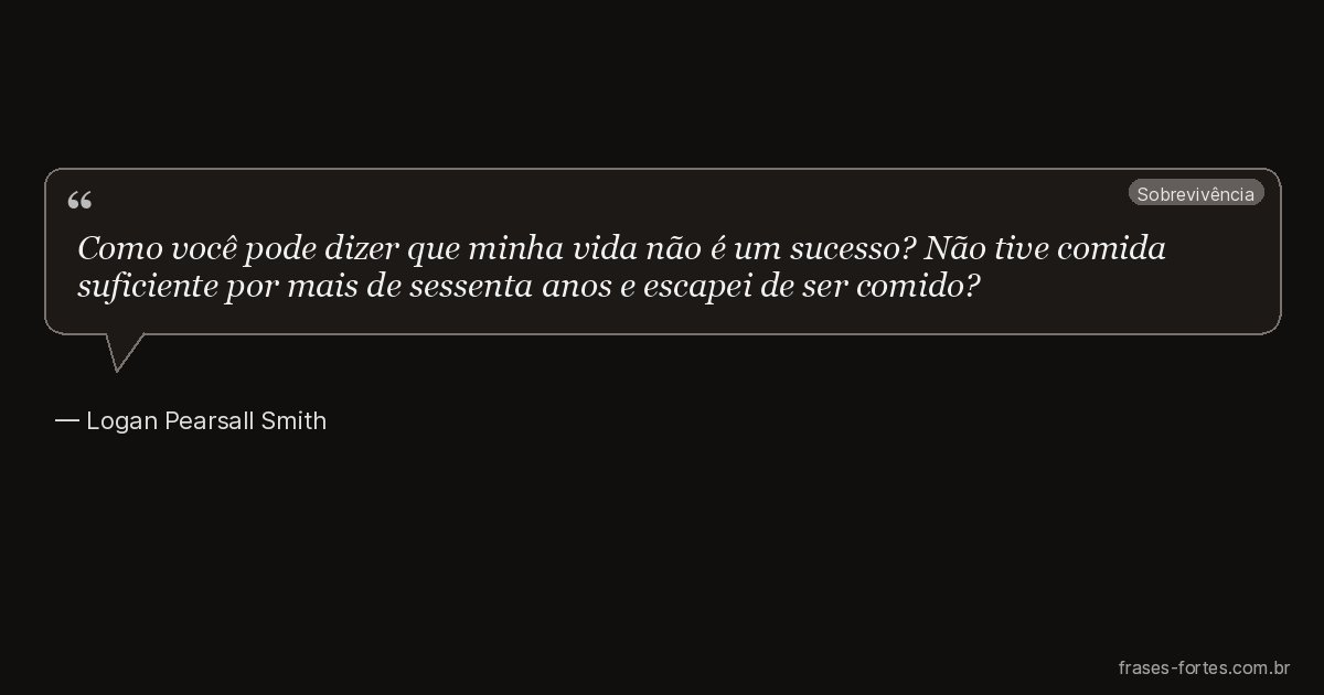 Frase de Logan Pearsall Smith