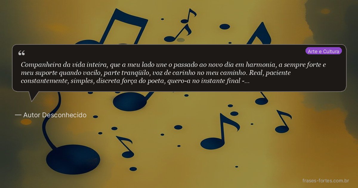 Frase de Autor Desconhecido