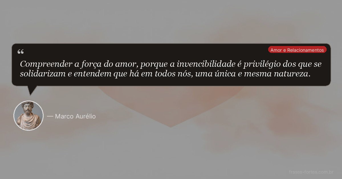 Frase de Marco Aurélio