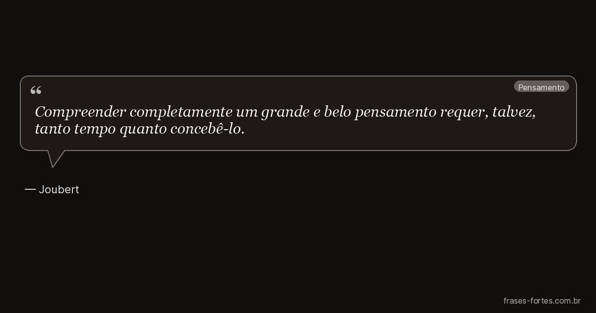Frase de Joubert