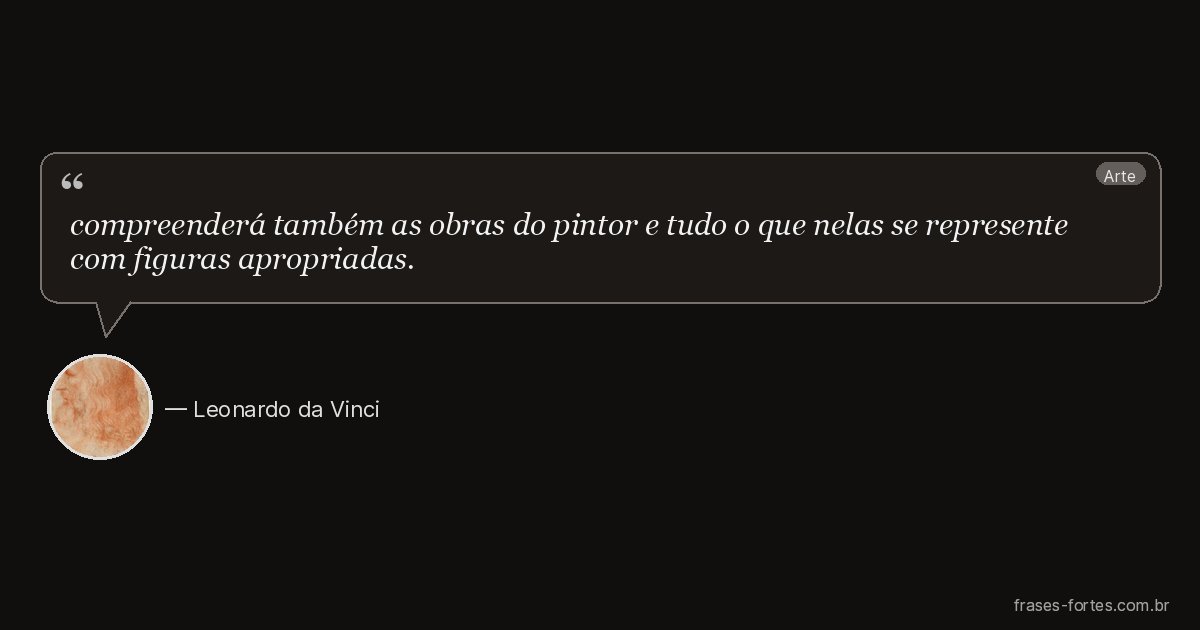 Frase de Leonardo da Vinci