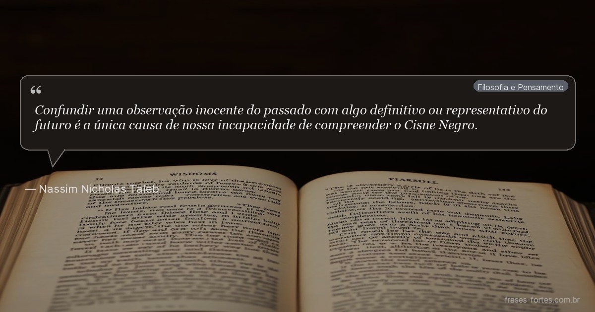 Frase de Nassim Nicholas Taleb