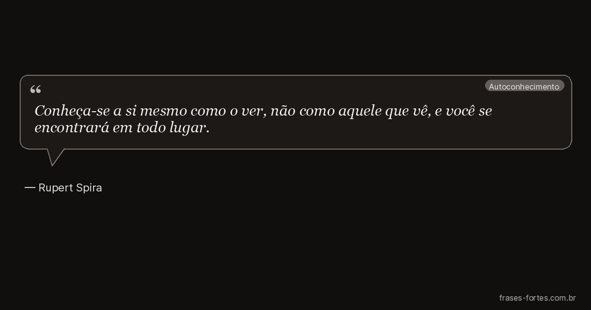 Frase de Rupert Spira