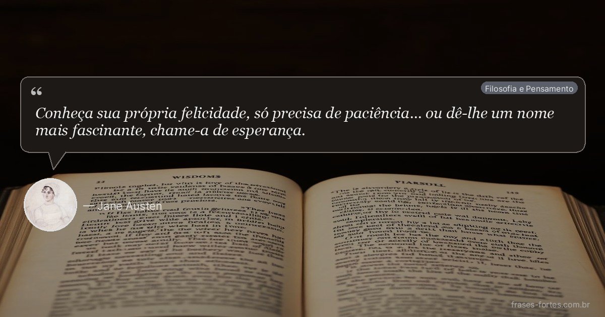 Frase de Jane Austen