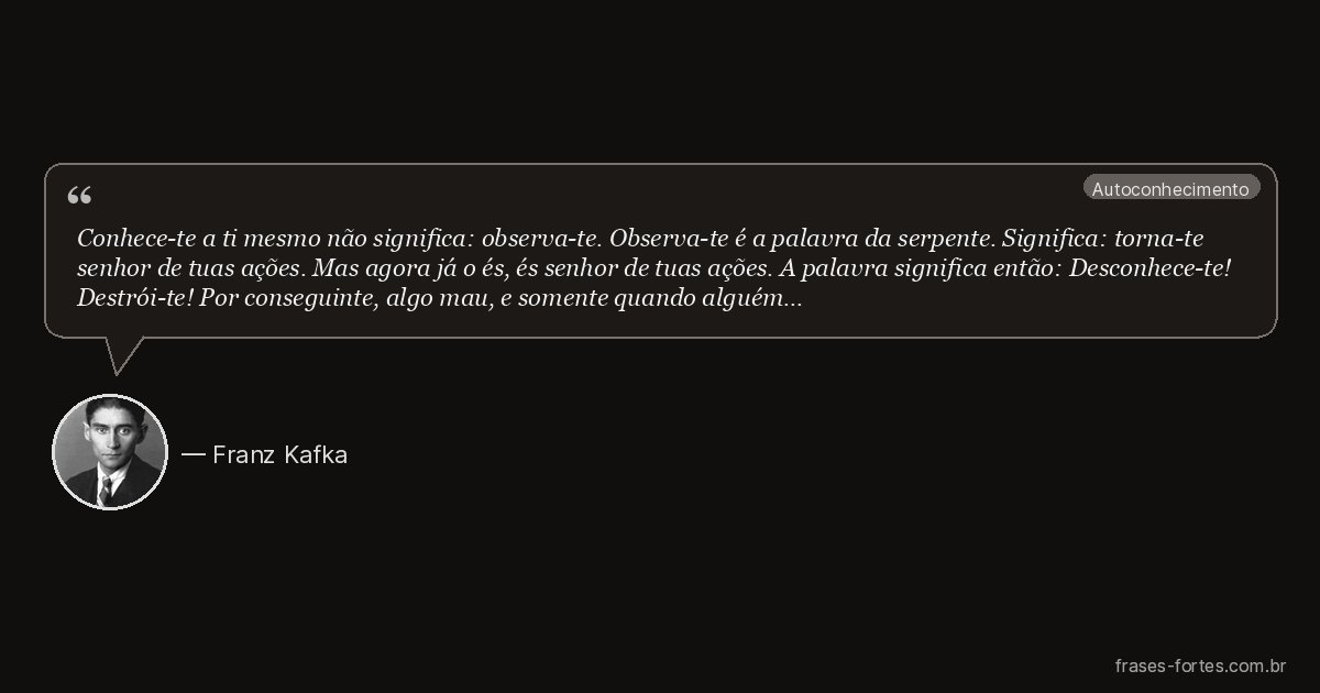 Frase de Franz Kafka