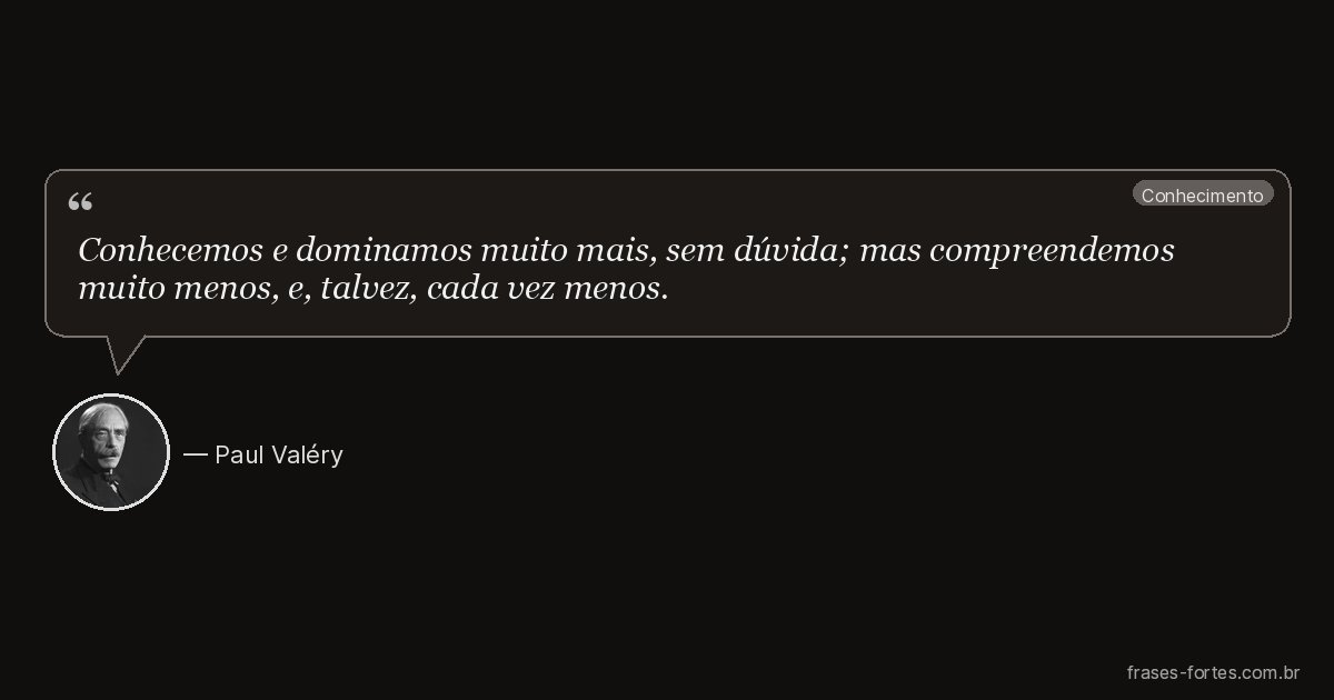 Frase de Paul Valéry