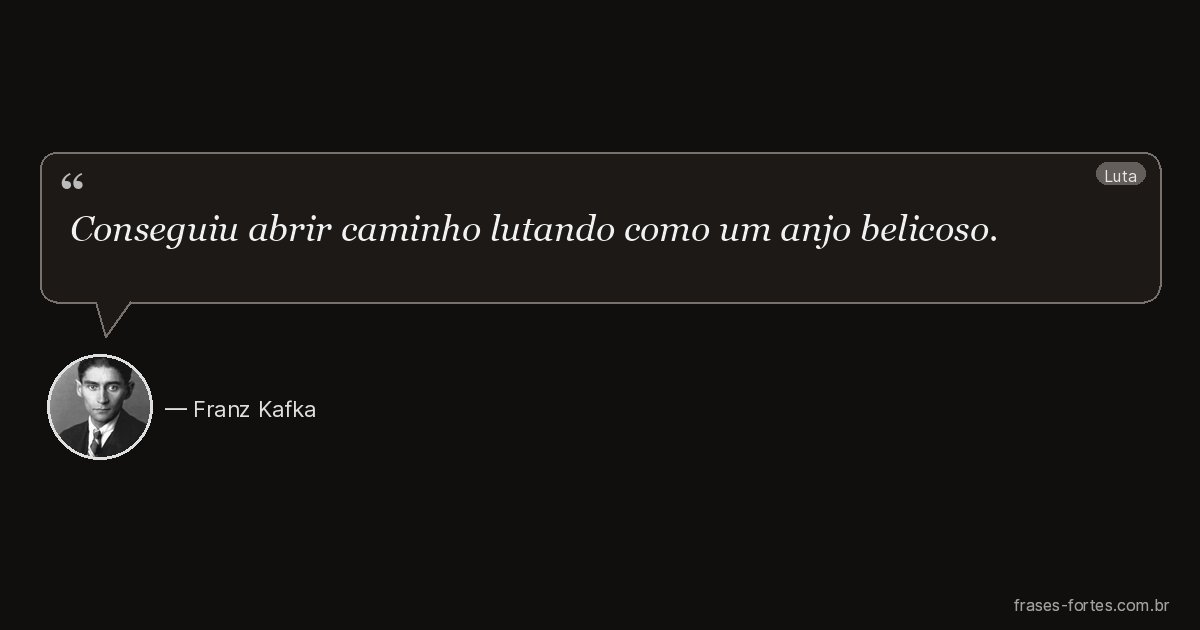 Frase de Franz Kafka