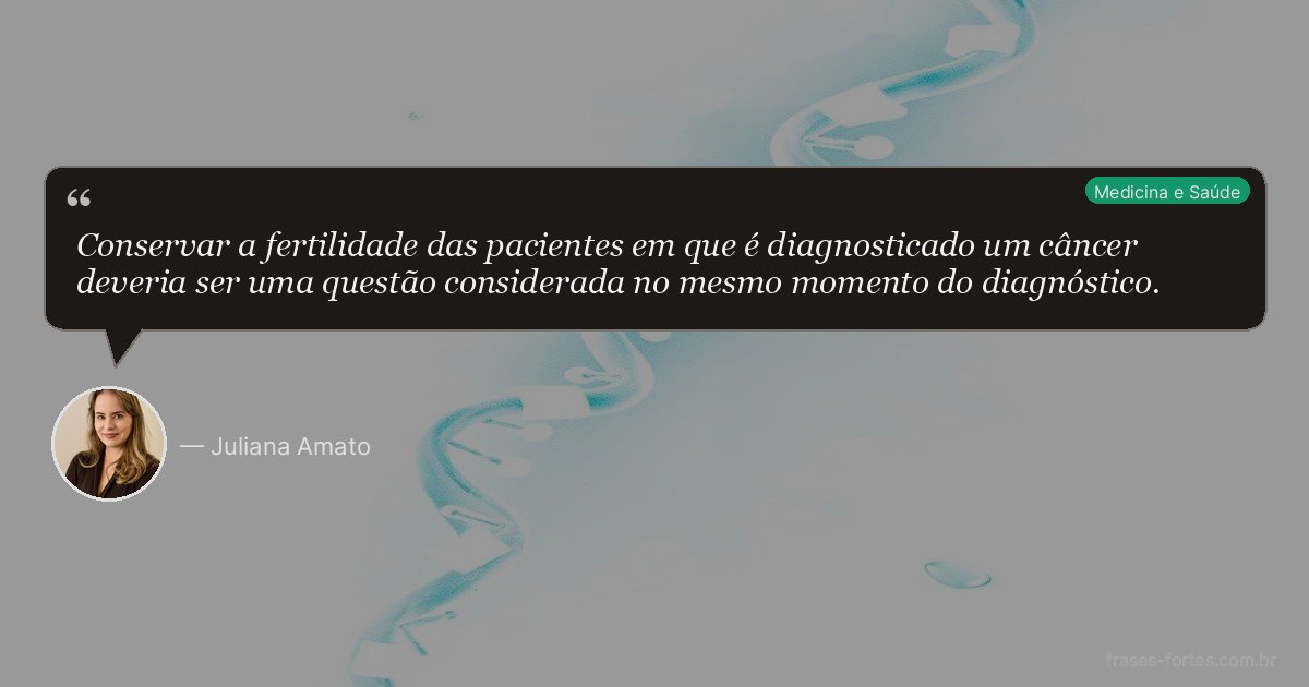 Frase de Juliana Amato