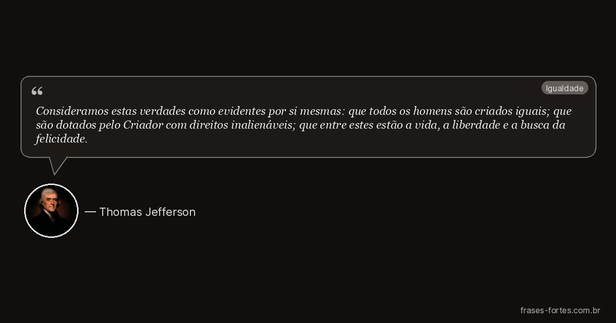 Frase de Thomas Jefferson