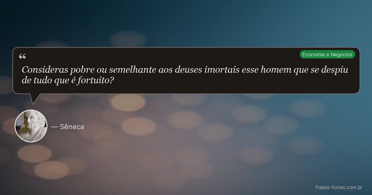 Frase de Sêneca
