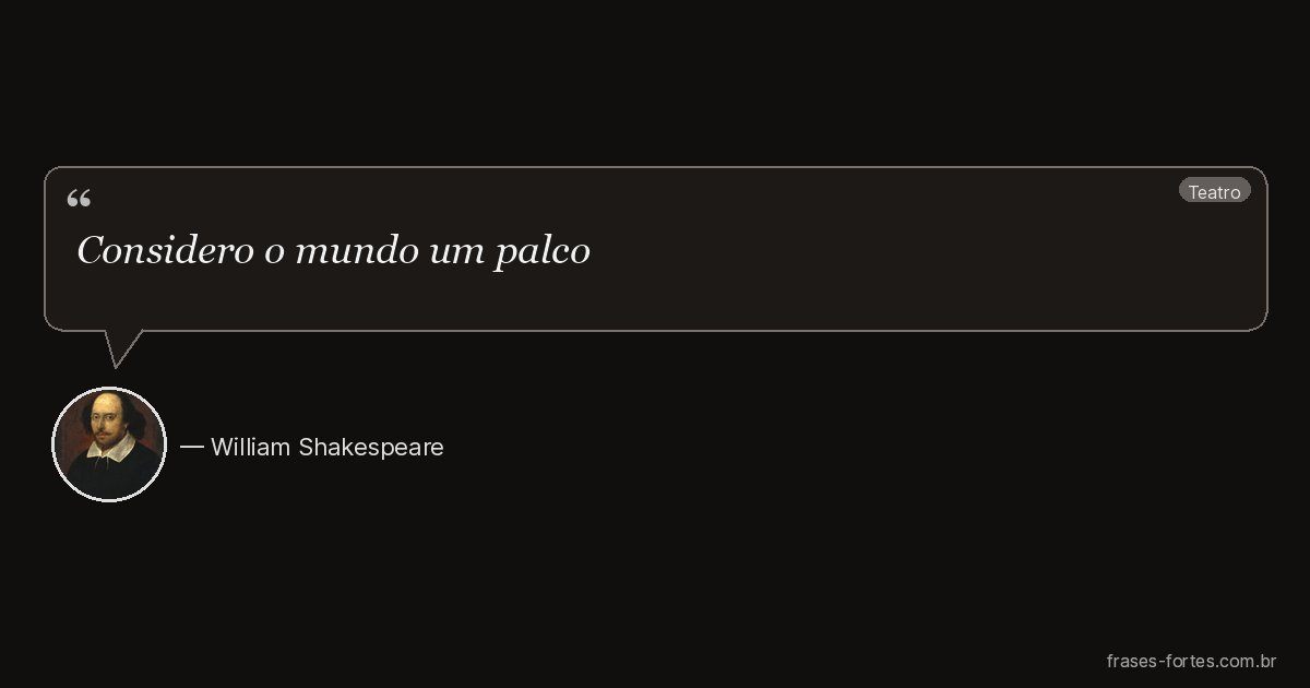 Frase de William Shakespeare