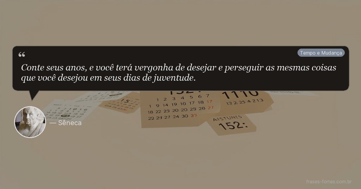 Frase de Sêneca