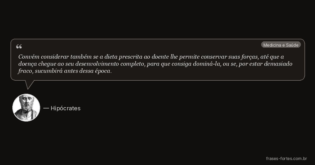 Frase de Hipócrates