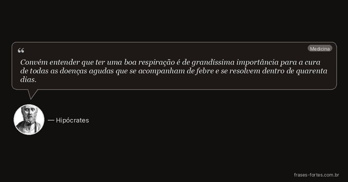 Frase de Hipócrates