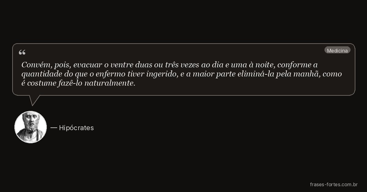 Frase de Hipócrates