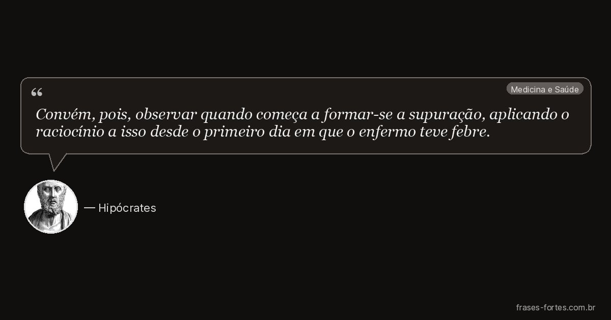 Frase de Hipócrates