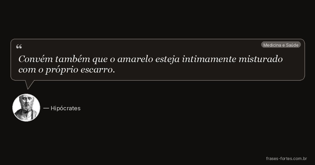 Frase de Hipócrates