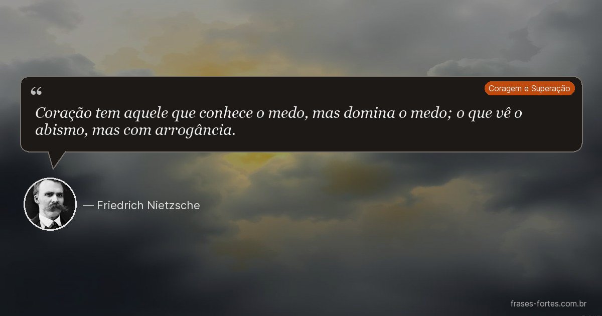 Frase de Friedrich Nietzsche