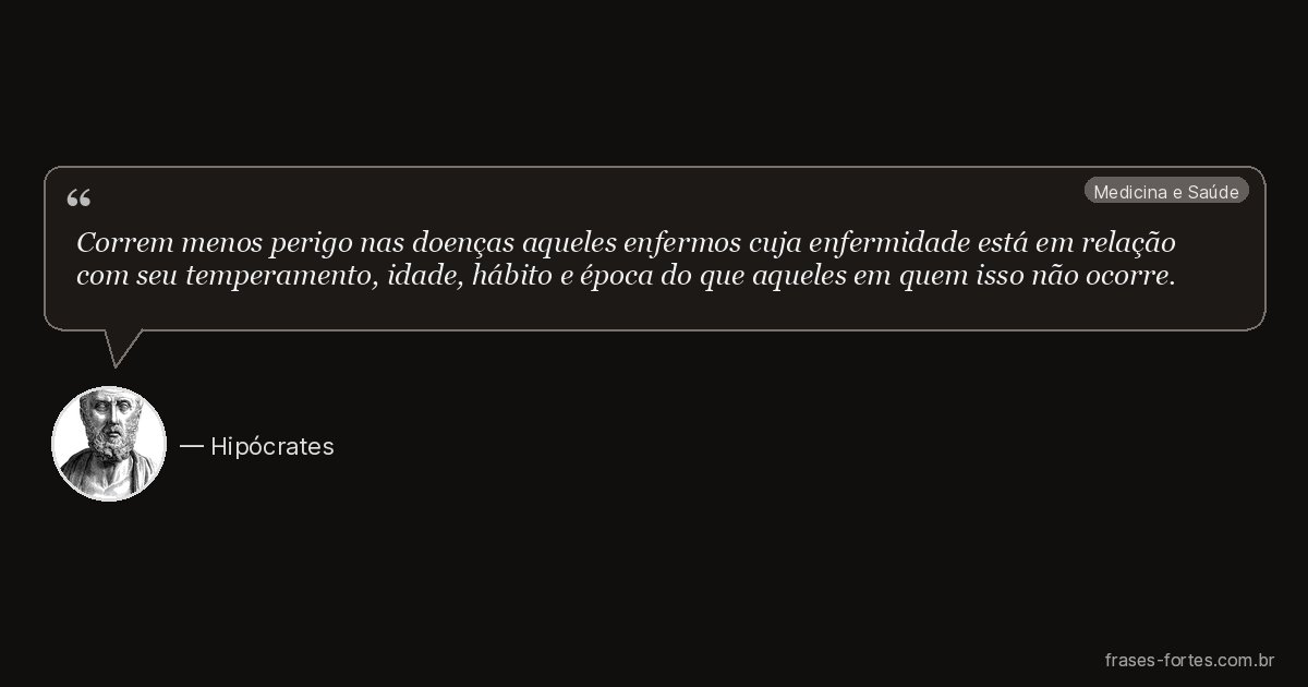 Frase de Hipócrates