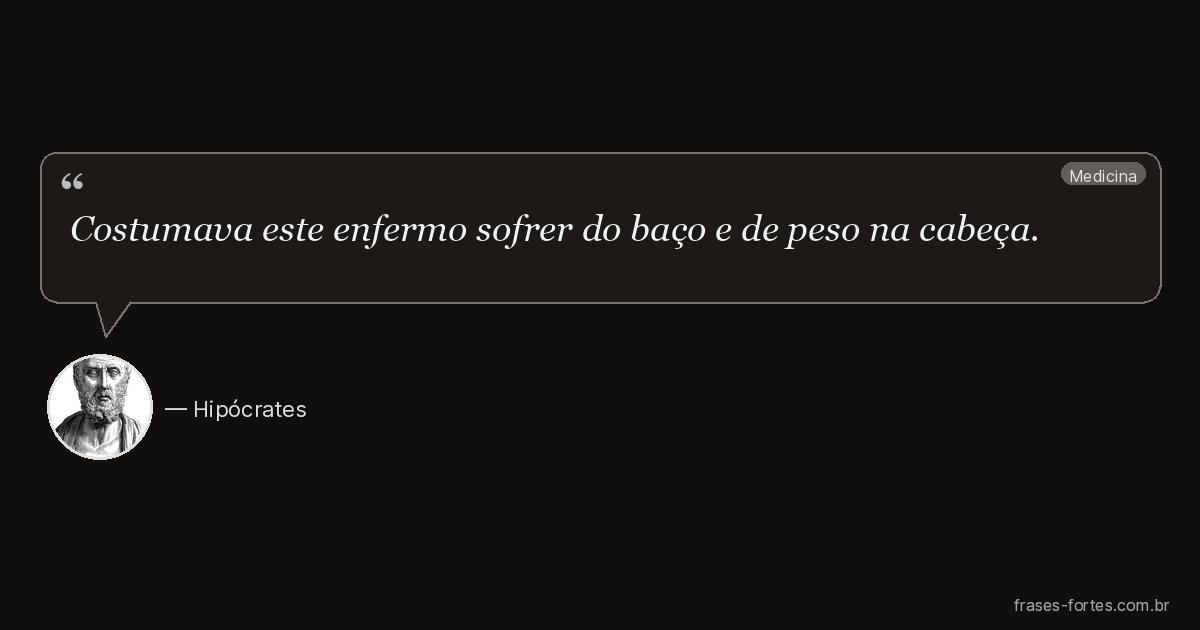 Frase de Hipócrates