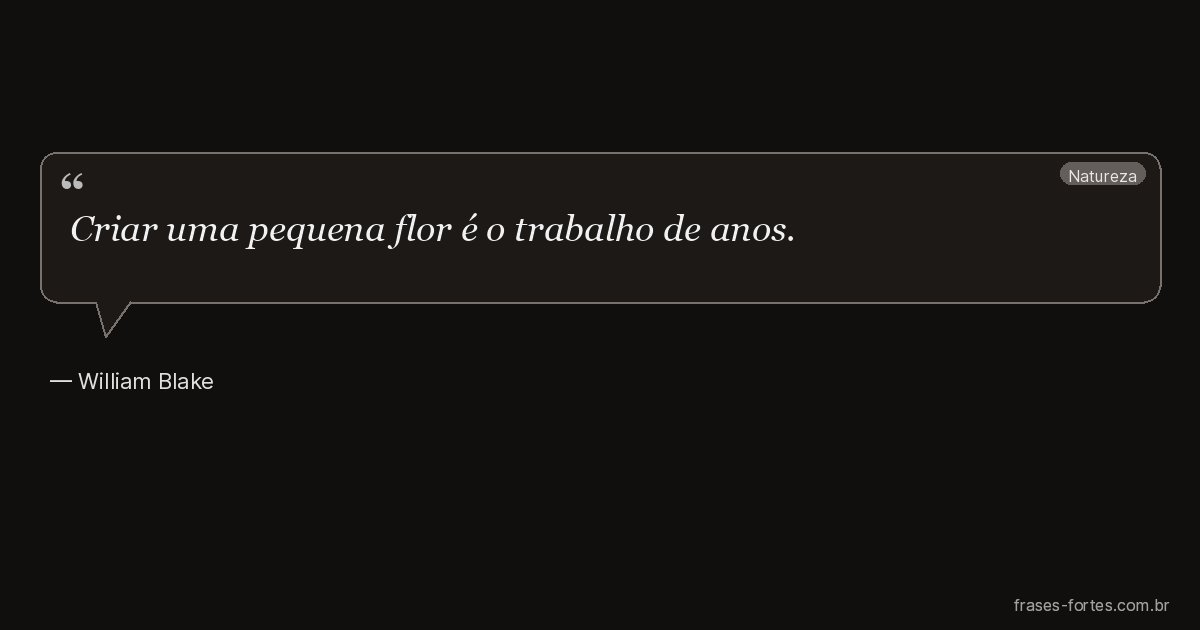 Frase de William Blake