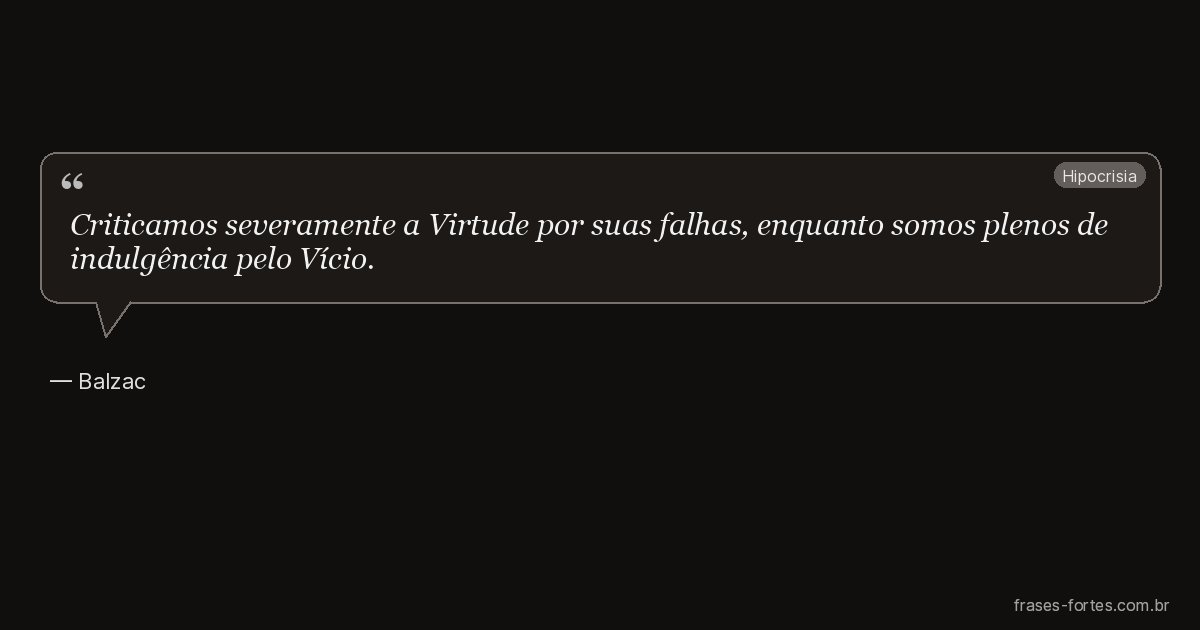 Frase de Balzac