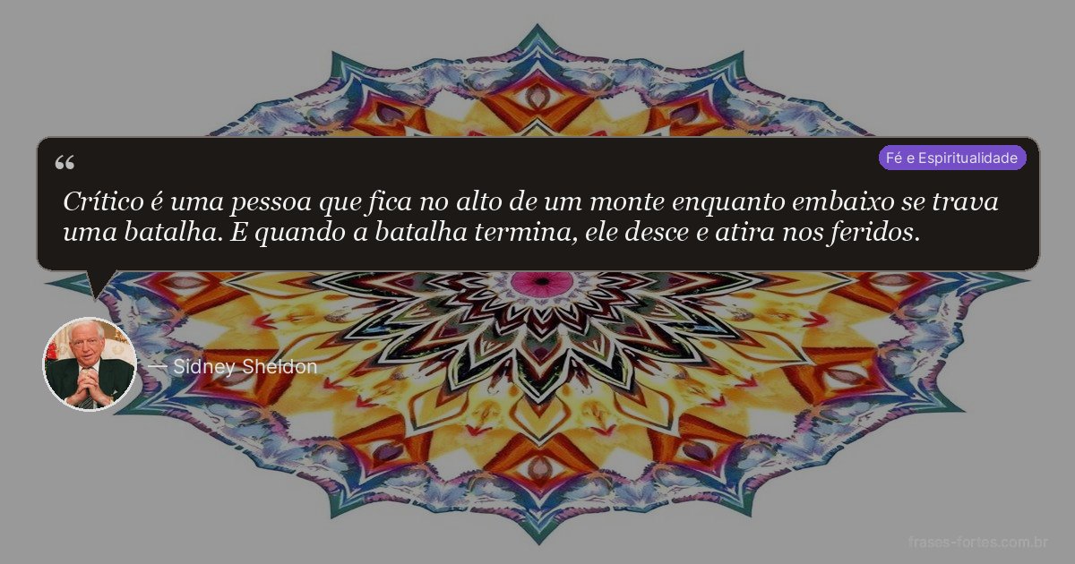 Frase de Sidney Sheldon